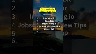 quotTop 10 Websites for Interview Preparation in 2024  Ace Your Job Interviewquot [upl. by Hayidan]