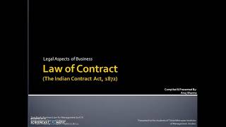 Topic 0  Introduction to Contract Law [upl. by Gan]