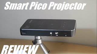 REVIEW Akaso WT50 Smart Mini DLP Pico Pocket Projector Android WiFi Bluetooth [upl. by Persson]