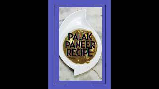 Palak paneer 🥗 [upl. by Aelgna970]