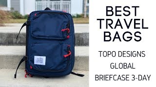 Topo Designs Global Briefcase 3 Day Review  Convertible and Durable 23L Travel and EDC Bag [upl. by Hornstein280]