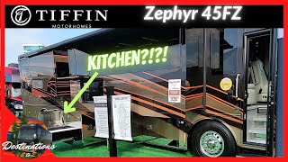 TOUR and SPECIFICATIONS of Tiffin Zephyr 45FZ and WALK THROUGH at Tampa RV Supershow [upl. by Kamin25]