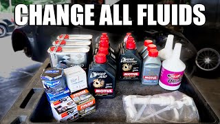 How to Replace Every Fluid on a Manual RWD Car [upl. by Keelia101]