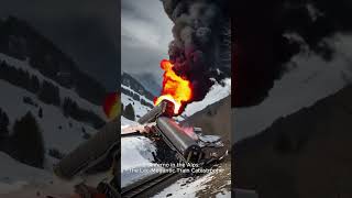 Inferno in the Alps The Lac Mégantic Train Catastrophe train shorts youtubeshorts feedshorts [upl. by Akemeuwkuhc]