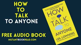 how to Talk to Any One Audiobook Summary Free Book Review by by Leil Lowndes [upl. by Iosep]