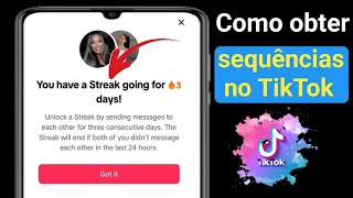 Como obter listras no TikTok NOVO RECURSO  Ativar a opção TikTok Streaks [upl. by Sharpe]