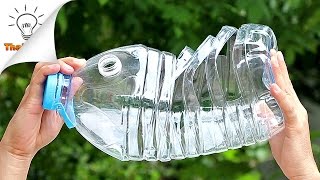 5 Ideas With Plastic Bottle  Thaitrick [upl. by Dnomed]