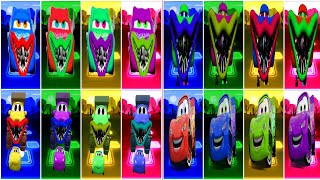 McQueen Blue Eater 🆚 McQueen Green Eater 🆚 McQueen Yellow Eater 🆚 McQueen Red 🎶 Who Is Best [upl. by Clayson632]