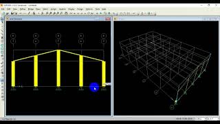 Warehouse design amp wind load analysis  SAP2000 [upl. by Ihdin]