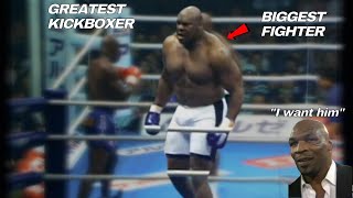 Biggest Fighter vs Greatest Kickboxer  Bob Sapp vs Ernesto Hoost [upl. by Oknuj]