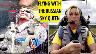 The Worlds Best Aerobatics Pilot Svetlana Kapanina Takes A Russian Journalist For A Flight [upl. by Anaeli]