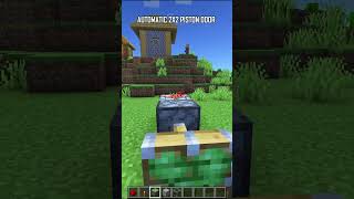 Minecraft Automatic 2x2 Piston Door JavaPE 1213 shorts minecraft minecraftshorts [upl. by Keele]