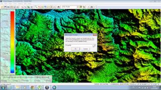 Extraire les courbes de niveau à partir dun MNT  DEM sous Global mapper  Tutoriel [upl. by Kotta]