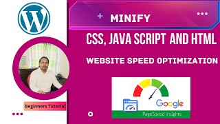 How to minify CSS JS amp HTML file  Wordpress speed optimization [upl. by Astrid]