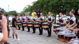 Teal Sound Drumline  DCI Orlando 2011 Clip 1 [upl. by Teilo795]