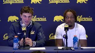 Cal FB Cal vs OSU 10262024 Fernando Mendoza amp Nyziah Hunter Postgame Presser [upl. by Ervine]