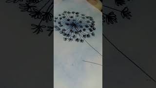 Easy Flower 🌸🌸 art painting art drawing diy artist craft flowerart flowerillustration [upl. by Adneral]