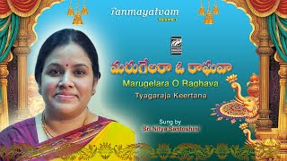 Marugelara O Raghava Tyagaraja Keerthana by Nitya Santhoshini Best orchestration ever With Lyrics [upl. by Hsirt]