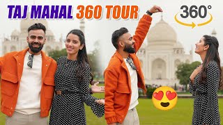 Taj Mahal Virtual Tour in 360 • First Ever 360 Vlog ❤️ Lakhneet Vlogs [upl. by Ahsart]