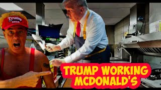 TRUMP WORKING MCDONALDS [upl. by Eolcin700]