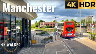 【4K HDR】 Riding a Manchester Double decker bus 2022 🚌  Route 103  4K HDR 60fps Bus tour in UK [upl. by Booker]