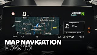 Cómo usar la navegación por mapas con tu BMW Motorrad Connected App [upl. by Nwahsirhc32]