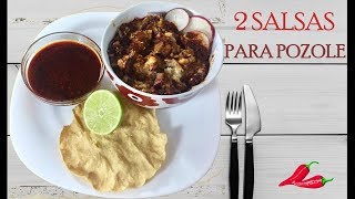 2 SALSAS PARA POZOLE [upl. by Carl]