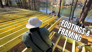 Helical Pile Footings and Framing For a New Deck Lakeside Dream Deck PART 1 [upl. by Kcirtapnaes]