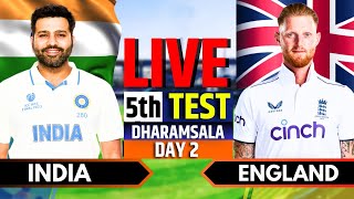 India vs England 5th Test  India vs England Live  IND vs ENG Live Score amp Commentary Last 53 Ov [upl. by Hairem]