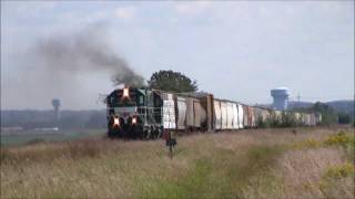 Wisconsin Northern Manifest Train [upl. by Vanhomrigh]