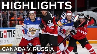 Canada  Russia  Highlights  IIHFWorlds 2015 [upl. by Mar74]