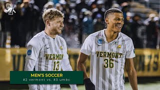 Mens Soccer America East Semifinals  2 Vermont vs 3 UMBC 111324 [upl. by Maidie1]