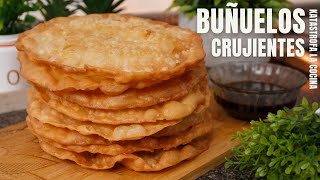 Buñuelos u hojuelas como hacer buñuelos crujientes y deliciosos con miel en casa te encantaran [upl. by Rich527]