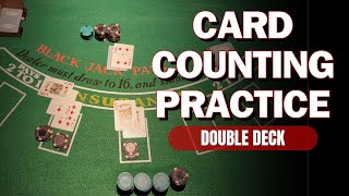 Card Counting Practice with Double Deck Blackjack [upl. by Ayamahs]