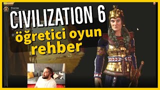 Civilization 6  Öğretici Oyun Yeni Başlayanlara  Bölüm 01 [upl. by Philips]