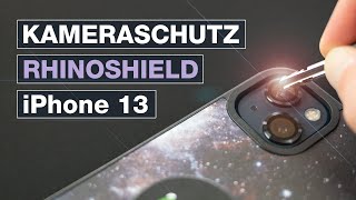 Kameraschutz iPhone 13 von Rhinoshield Test  Montage  Kratz und Stoßtest  Testventure  Deutsch [upl. by Carbone]