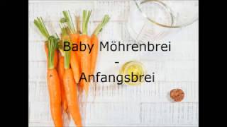 Möhrenbrei  Babys erster Brei  Babybrei Rezept ab 5 Monaten  Beikosteinführung [upl. by Ihp]