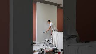 How to Wallpaper a chimney breast [upl. by Aicat]