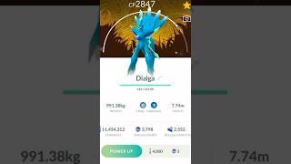 ✨I Got a Background SHINY Dialga With Roar of Time in Pokemon Go✨ shorts pokemon [upl. by Alice]