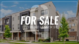 12 Edward Lennox St  FOR SALE  31 Bed 4 Bath Townhome  Markham ON [upl. by Dzoba]