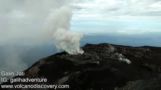 Semeru Volcano Continuous Ash Venting [upl. by Gennaro]