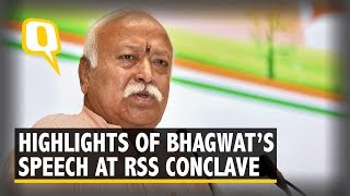 10 Key Highlights From Mohan Bhagwat’s RSS Conclave Address  The Quint [upl. by Hermann]