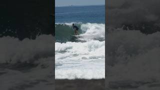 Very Exciting Surfing at Keramas Beach surfersofbali surfing surfers [upl. by Aynwad]