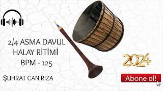 2\4 Asma Davul HALAY Ritimi BPM  125 [upl. by O'Neill]