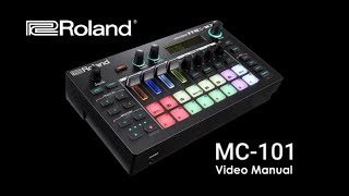 Rolands MC101 Video Manual  Tutorials see 2nd video for onboard Help system [upl. by Gerty]