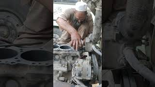 Hino 1j 6 Cylinder Engine Piston Ring Repair [upl. by Loutitia]