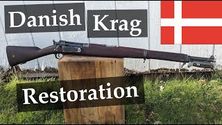 Restoration of a Danish Krag Jorgensen Engineers Carbine [upl. by Dlonyar]