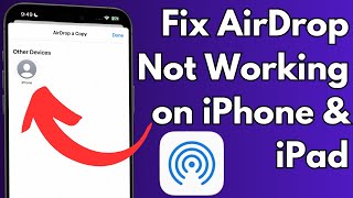 How To Fix AirDrop Not Working on iPhone in iOS 17 [upl. by Ekrub]