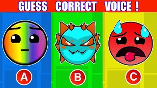 GUESS CORRECT CUSTOM FIRE IN THE HOLE VOICE GEOMETRY DASH 16 [upl. by Amliv193]