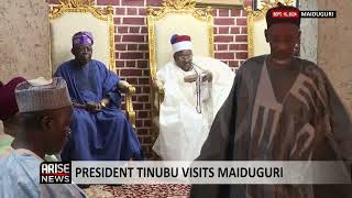 PRESIDENT TINUBU VISITS MAIDUGURI [upl. by Hras]